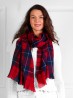 Plaid Patterned Blanket Scarf